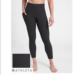 Athleta Salutation Stash Pocket Rib 7/8 Tight MP